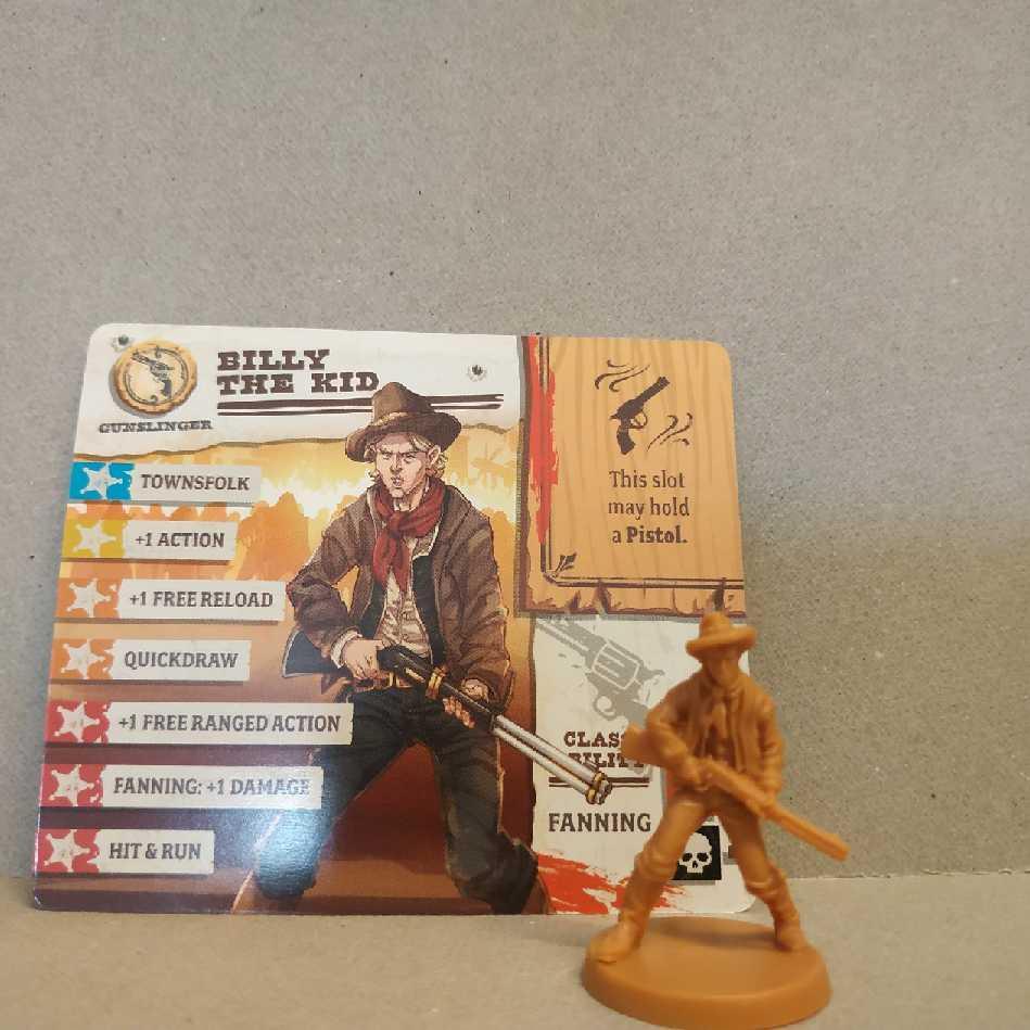 Zombicide : Undead Or Alive - Survivant Billy The Kid