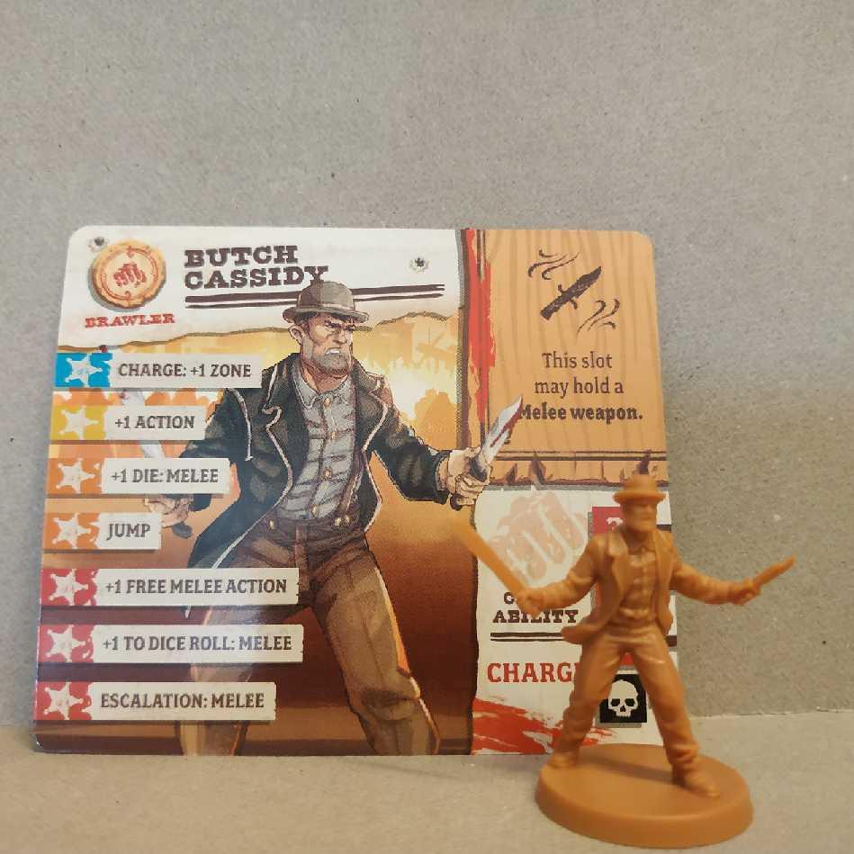 Zombicide : Undead Or Alive - Survivant Butch Cassidy