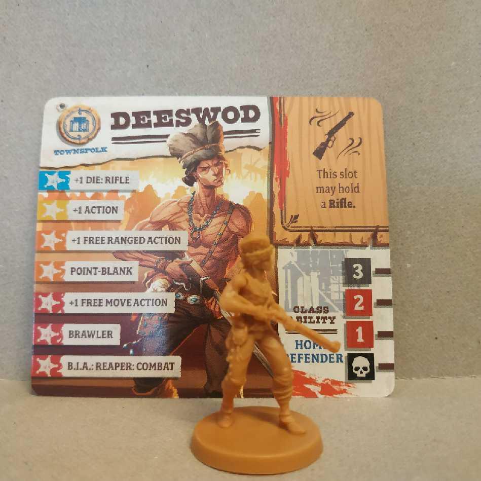 Zombicide : Undead Or Alive - Survivant Deeswod