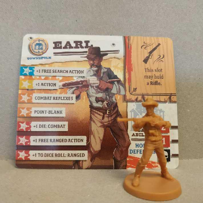 Zombicide : Undead Or Alive - Survivant Earl