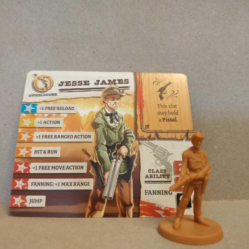 Zombicide : Undead Or Alive - Survivant Jesse James