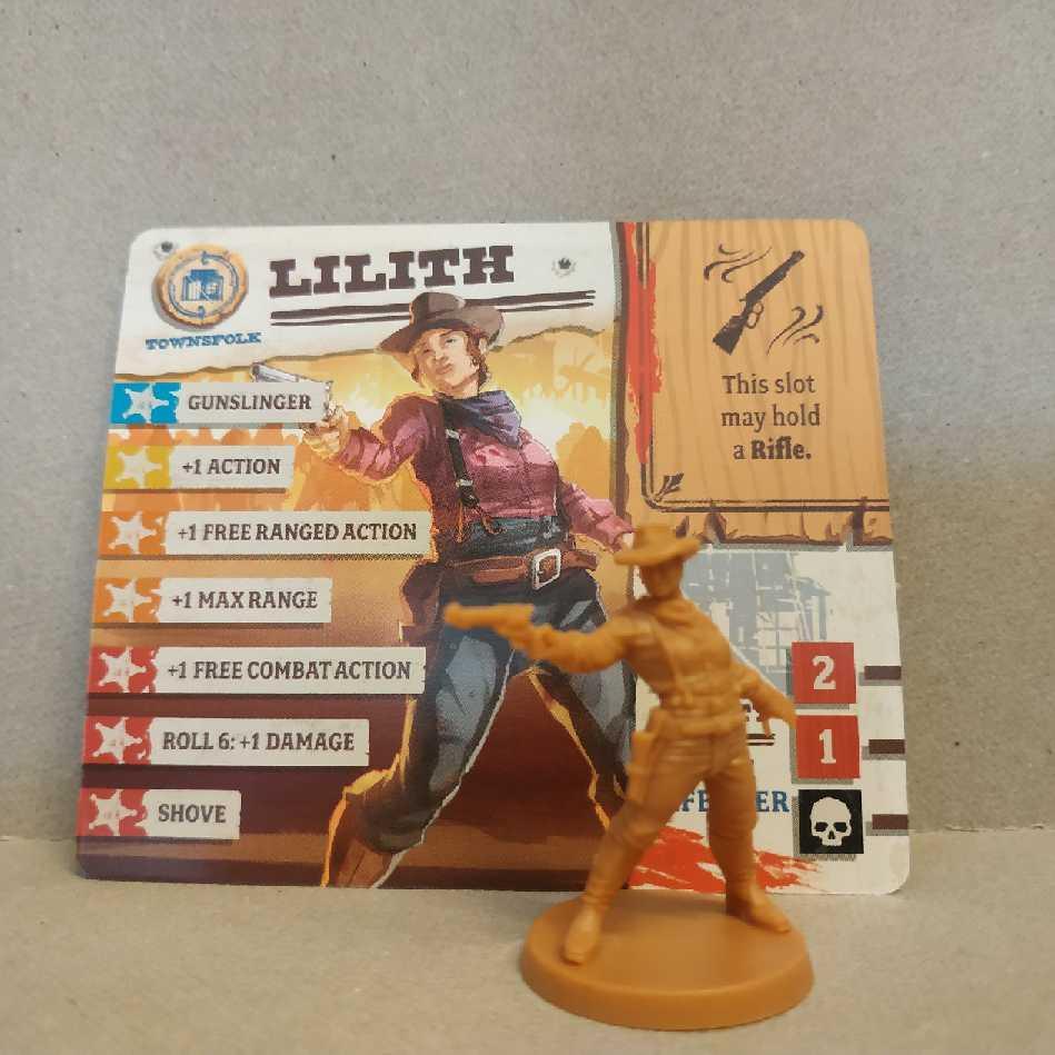 Zombicide : Undead Or Alive - Survivant Lilith