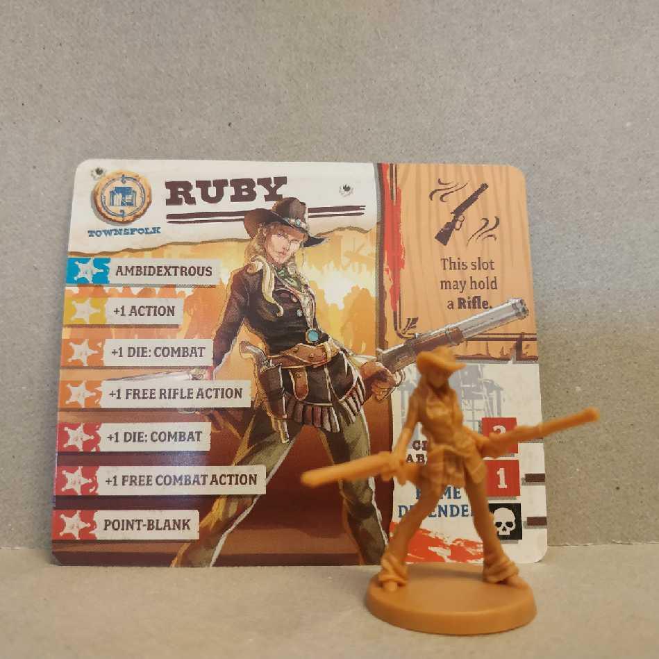 Zombicide : Undead Or Alive - Survivant Ruby