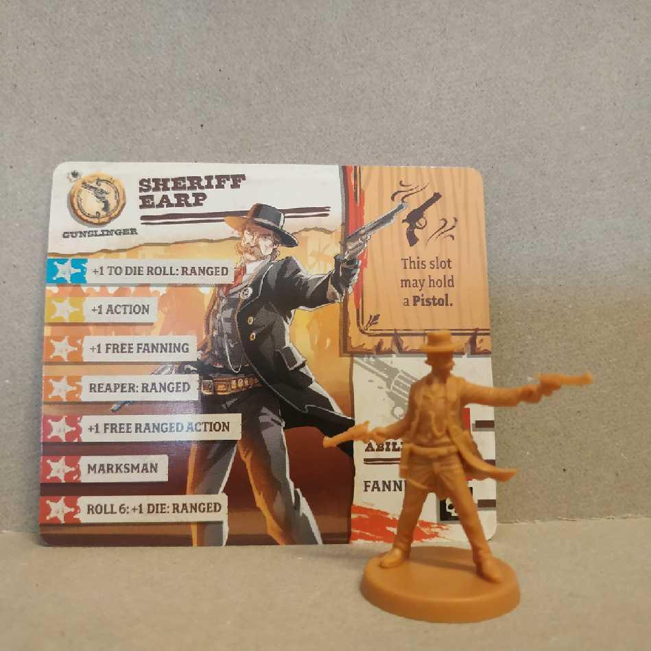 Zombicide : Undead Or Alive - Survivant Sheriff Earp