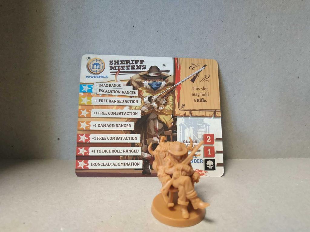 Zombicide : Undead Or Alive - Survivant Sheriff Mittens