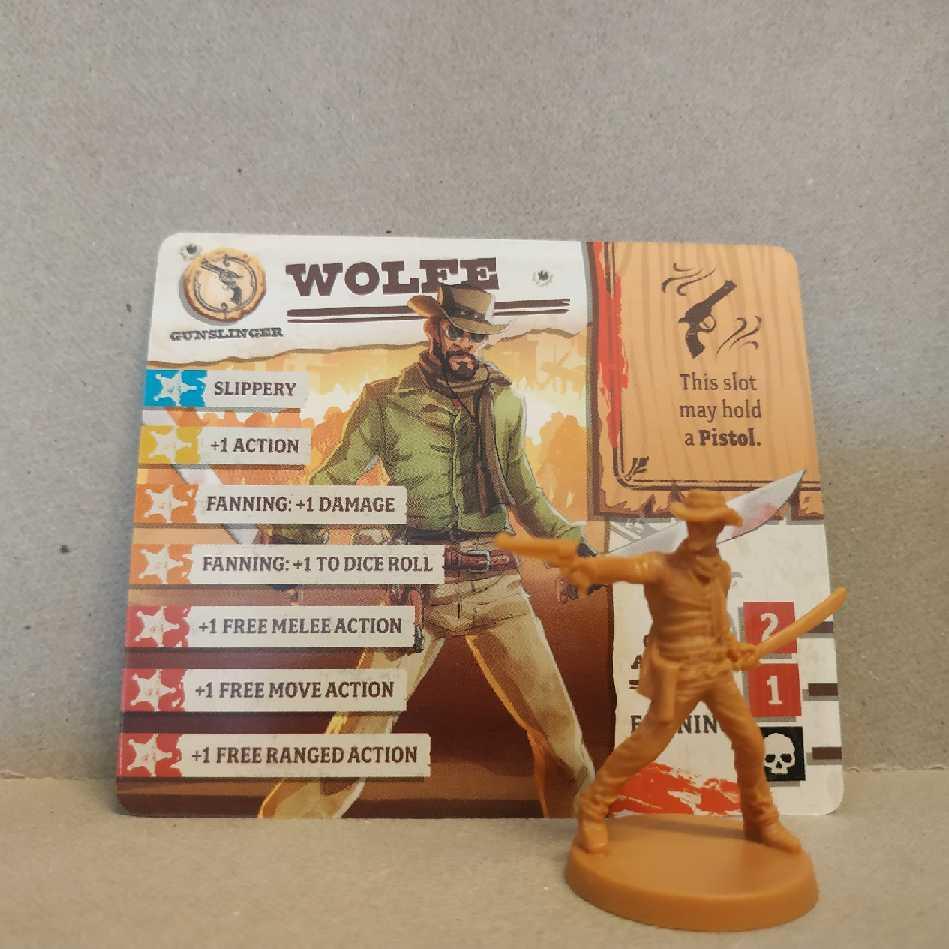 Zombicide : Undead Or Alive - Survivant Wolfe