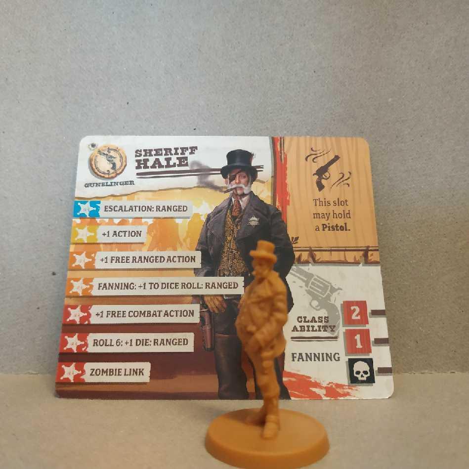 Zombicide : Undead Or Alive - Survivant Sheriff Hale