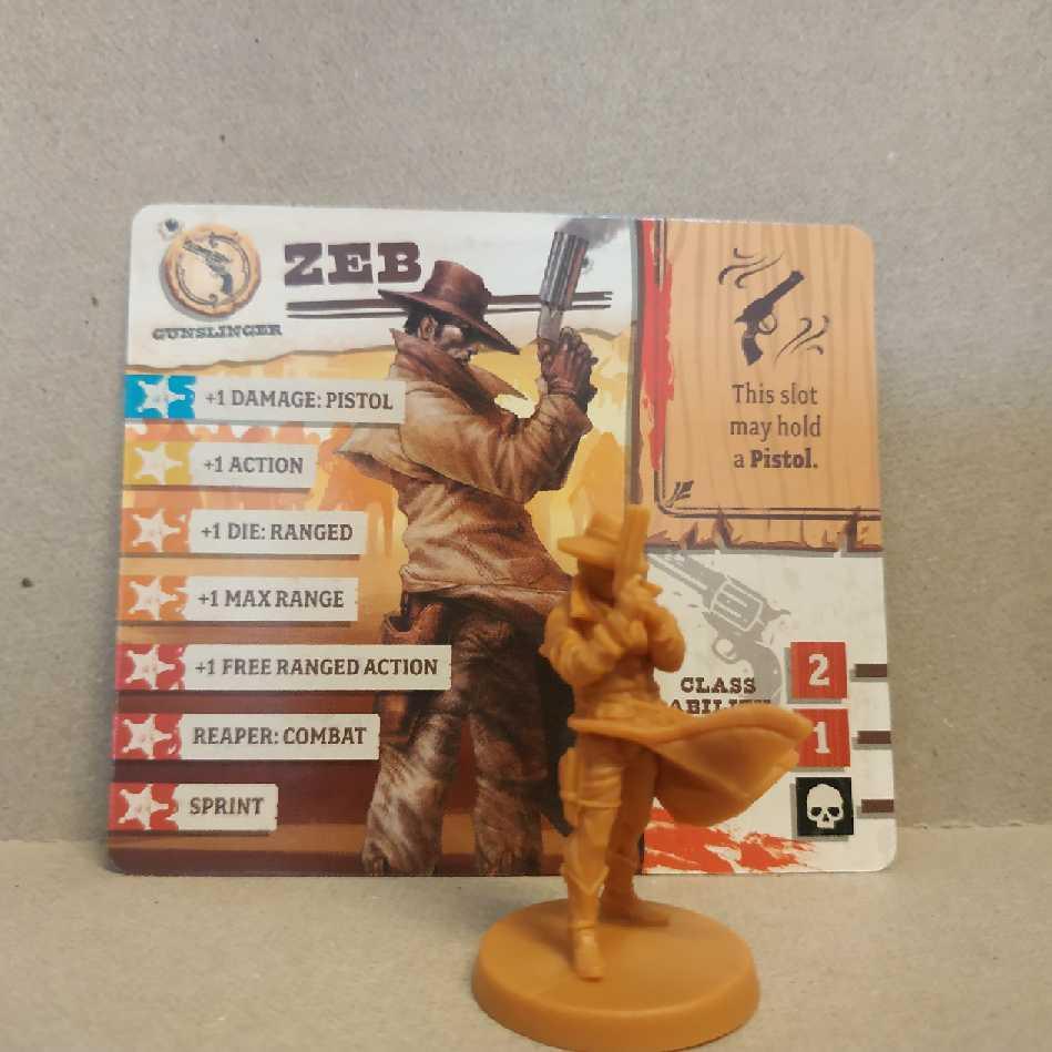 Zombicide : Undead Or Alive - Survivant Zeb