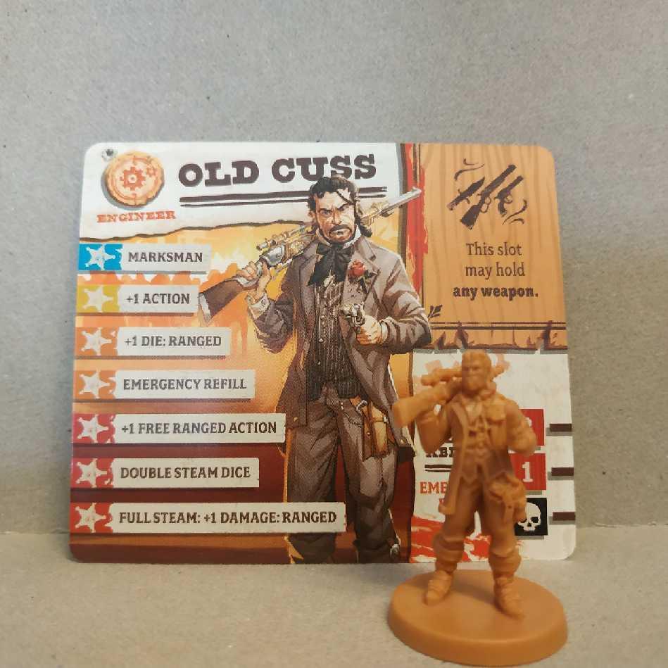 Zombicide : Undead Or Alive - Survivant Old Cuss