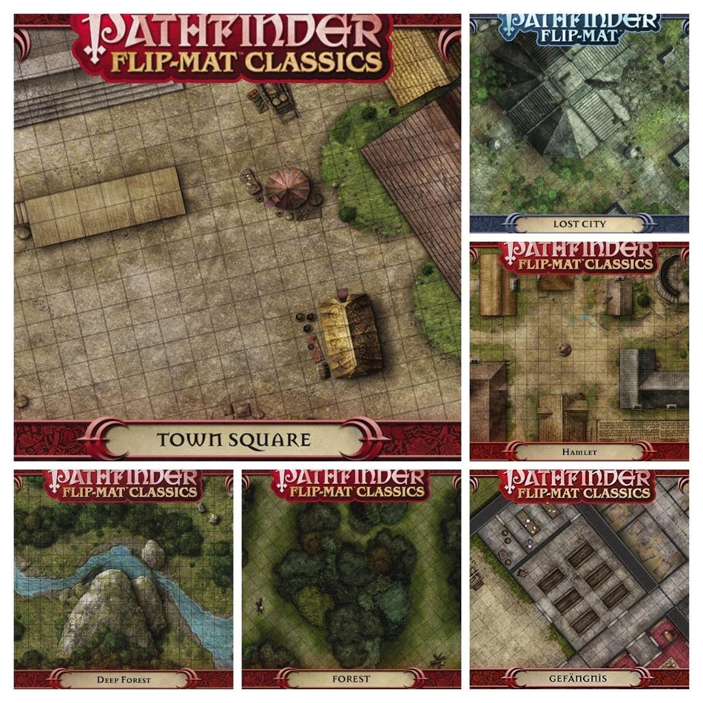 Pathfinder Jdr Seconde édition - Pathfinder Terrain Flip-mat