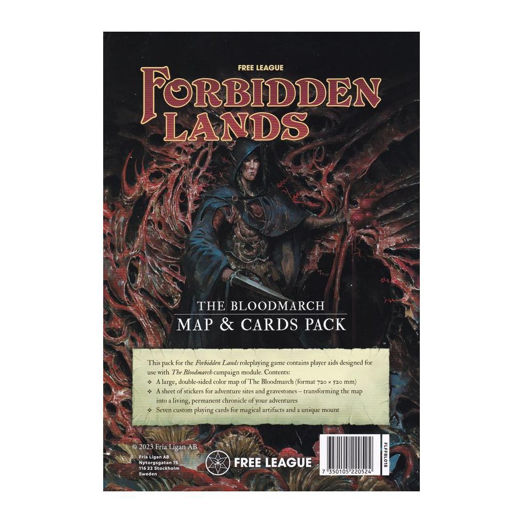 Forbidden Lands - The Bloodmarch Map & Card Pack