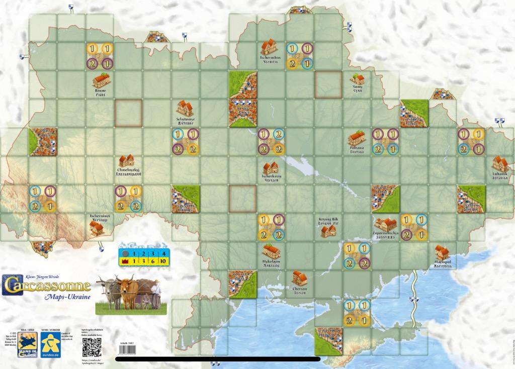 Carcassonne Maps : Ukraine
