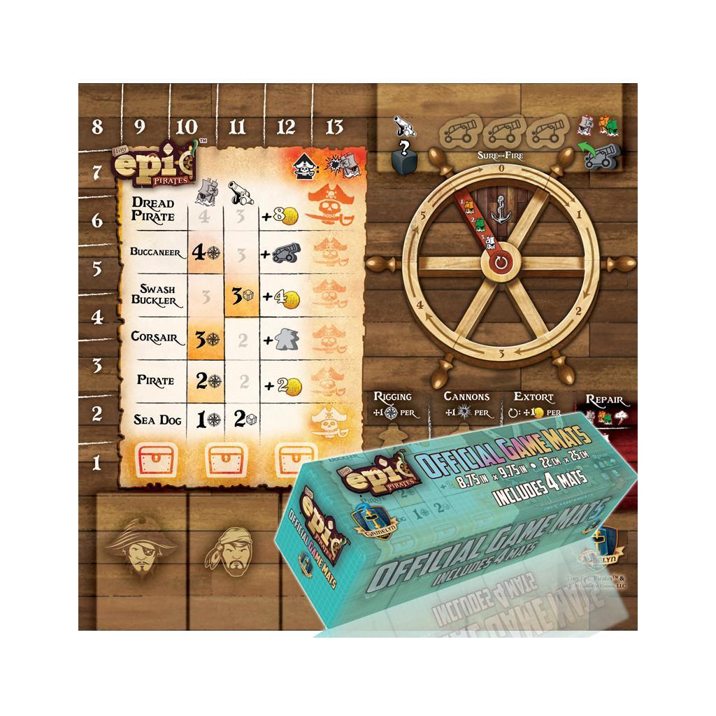 Tiny Epic Pirates - Player Mats 4 Pack