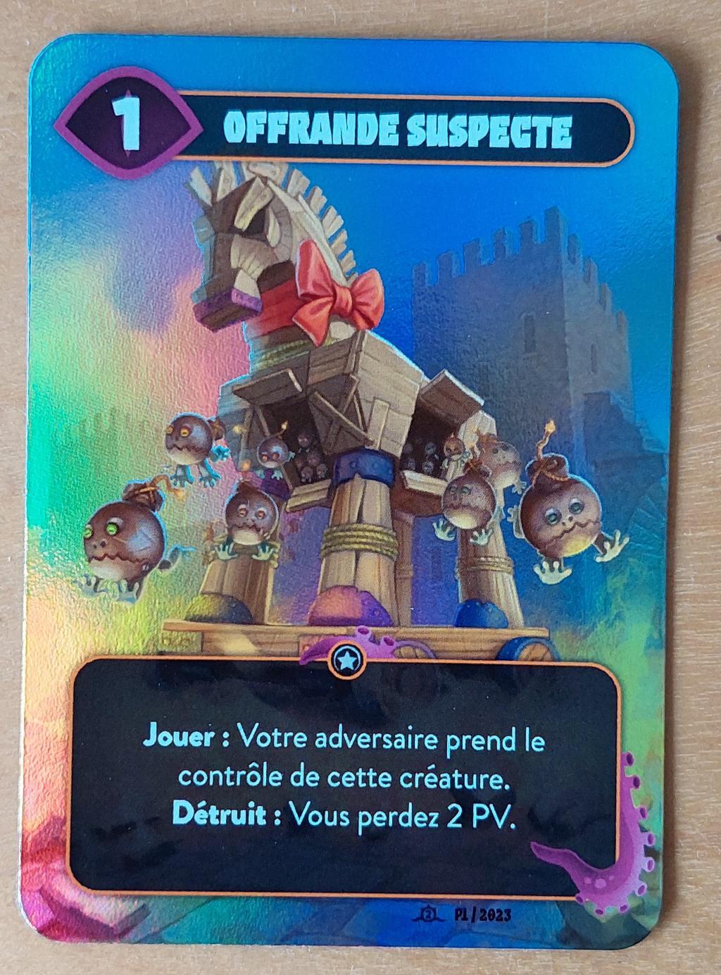 Mindbug - Offrande Suspecte (version foil)