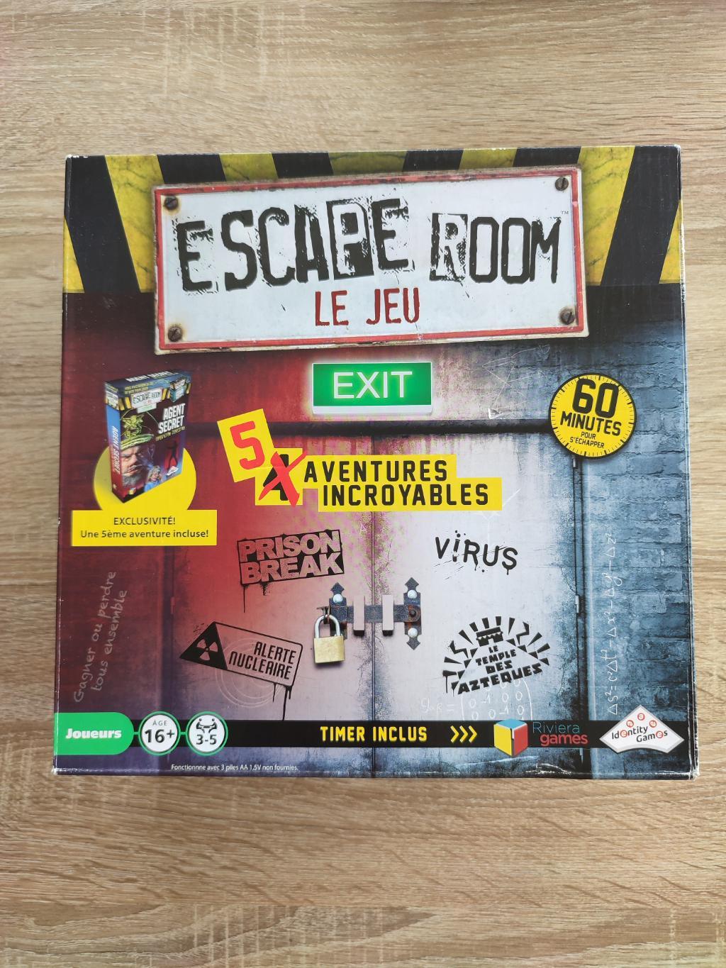 Escape Room - Le Jeu - 5 Aventures Incroyables