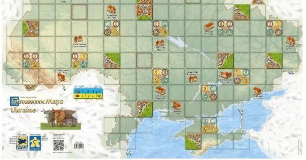 Carcassonne - Map Ukraine