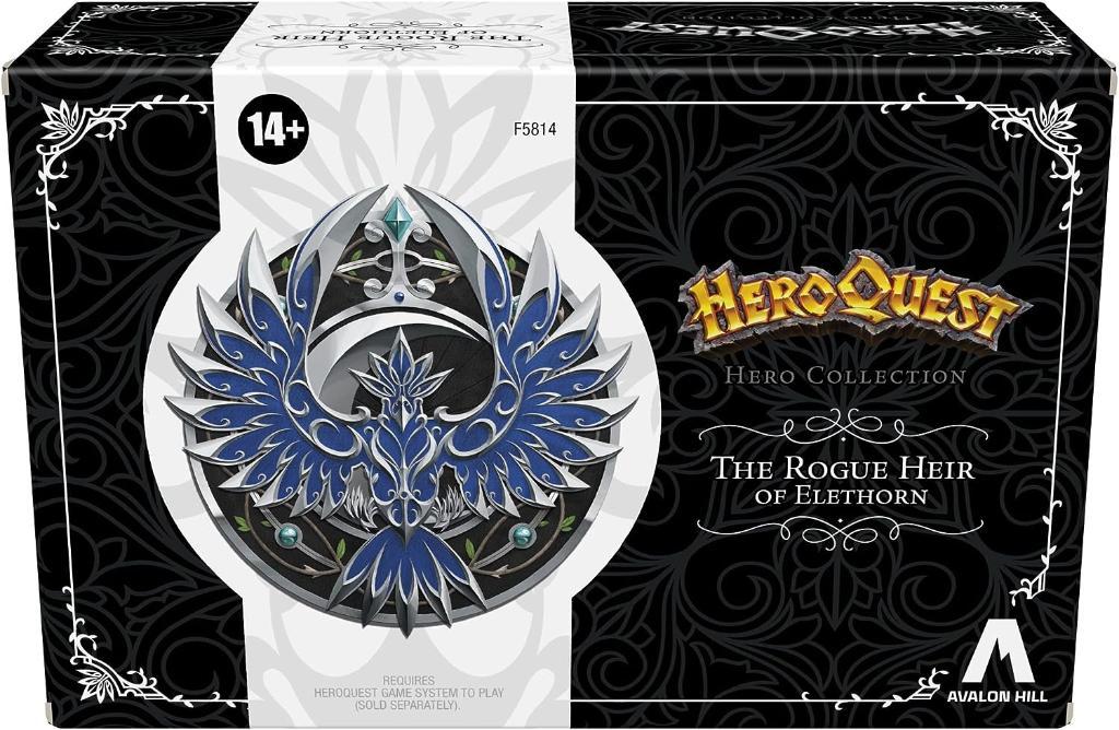 The Rogue Heir Of Elethorn Figures - Hasbro Gaming Heroquest Hero Collection