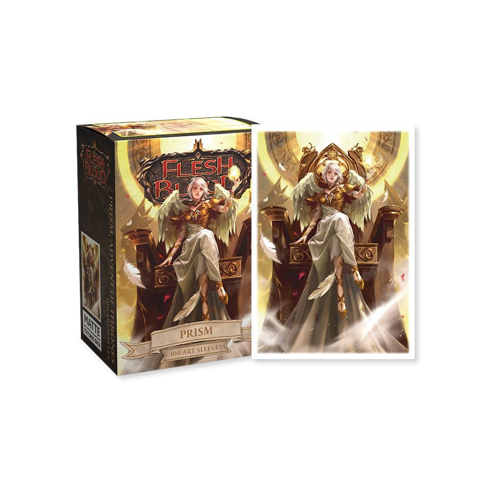 Protège-cartes / Sleeves - Dragon Shield - 100 Flesh & Blood Matte Art Sleeves - Prism + Carte Promo