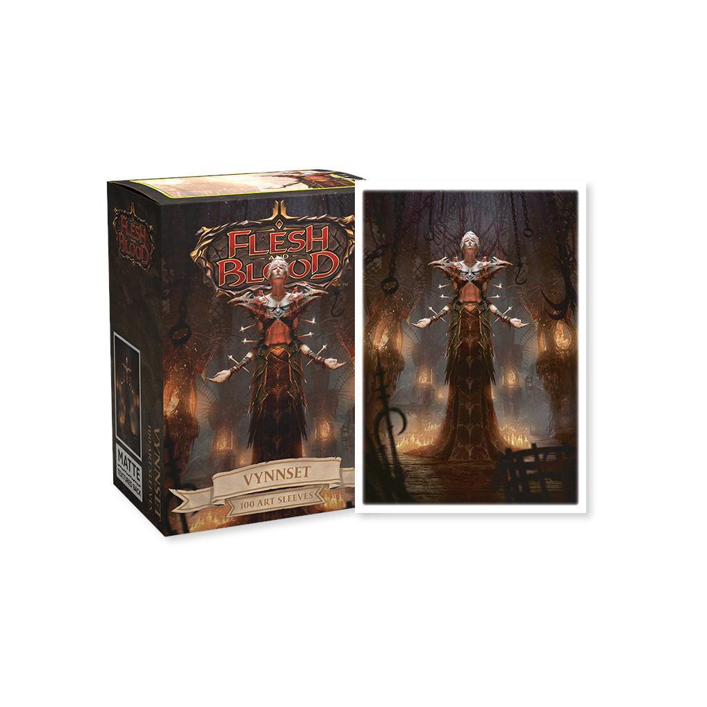 Protège-cartes / Sleeves - Dragon Shield - 100 Flesh & Blood Matte Art Sleeves - Vynnset + Carte Promo