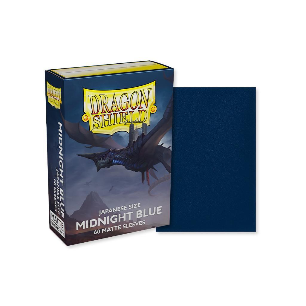 Protège-cartes / Sleeves - Dragon Shield - 60 Japanese Sleeves Matte - Midnight Blue