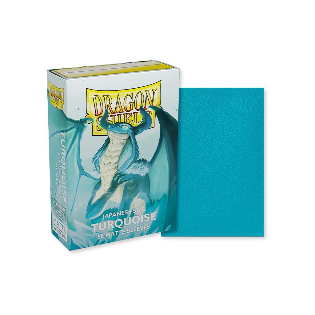 Protège-cartes / Sleeves - Dragon Shield - 60 Japanese Sleeves Matte - Turquoise