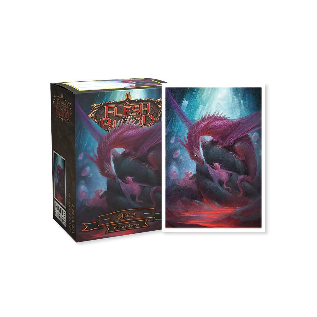 Protège-cartes / Sleeves - Dragon Shield - 100 Flesh & Blood Matte Art Sleeves - Ouvia