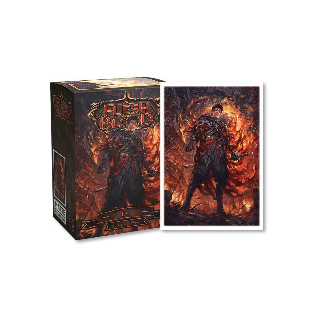 Protège-cartes / Sleeves - Dragon Shield - 100 Flesh & Blood Matte Art Sleeves - Fai