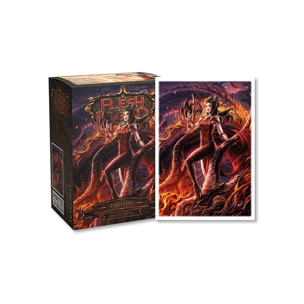 Protège-cartes / Sleeves - Dragon Shield - 100 Flesh & Blood Matte Art Sleeves - Dromai