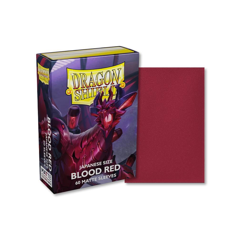 Protège-cartes / Sleeves - Dragon Shield - 60 Japanese Sleeves Matte - Blood Red