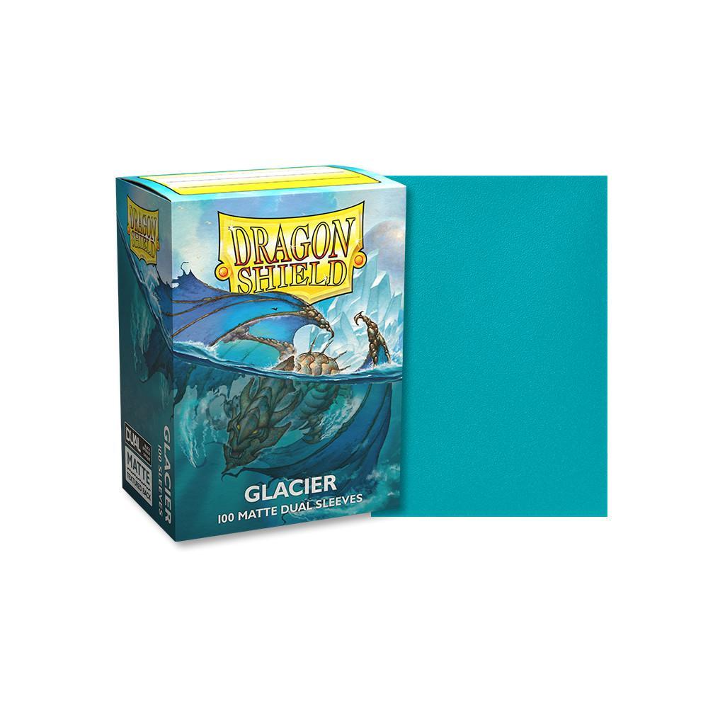Protège-cartes / Sleeves - 100 Dragon Shield Dual Matte - Glacier