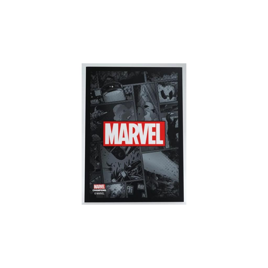 Protège-cartes / Sleeves - Gamegenic - Marvel Champions Art Sleeves - Marvel Black