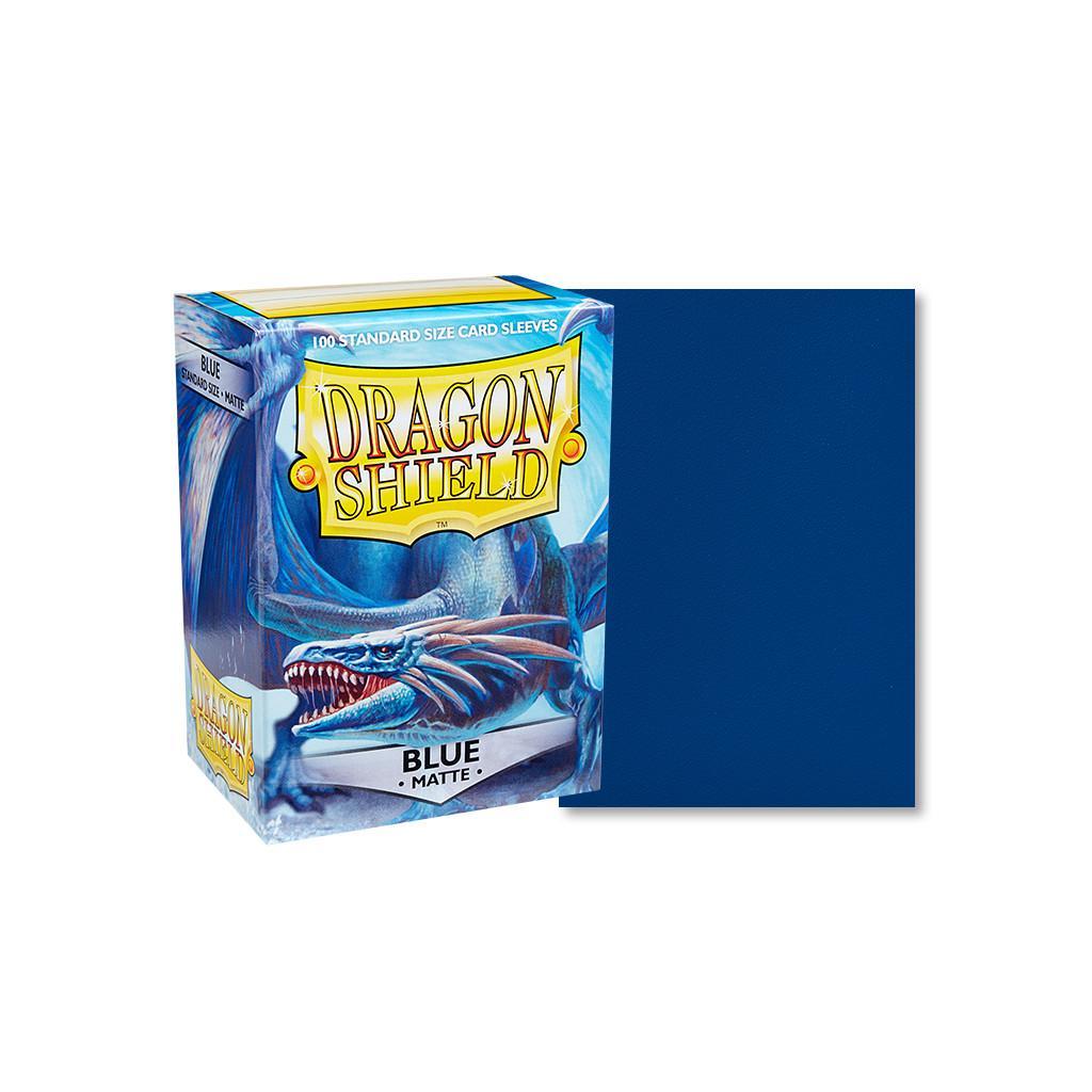 Protège-cartes / Sleeves - Dragon Shield - 100 Standard Sleeves Matte Couleur Bleu