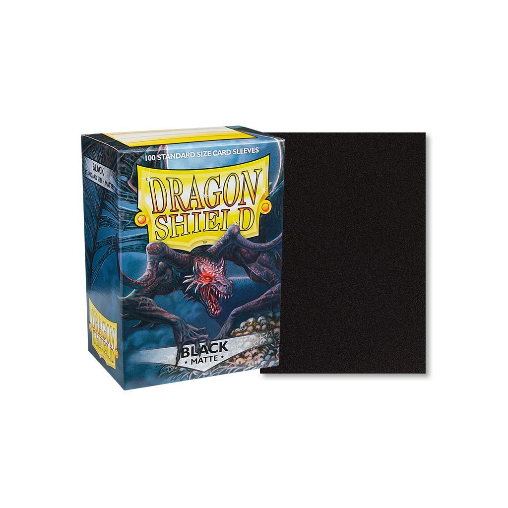 Protège-cartes / Sleeves - Dragon Shield - 100 Standard Sleeves Matte Couleur Noir