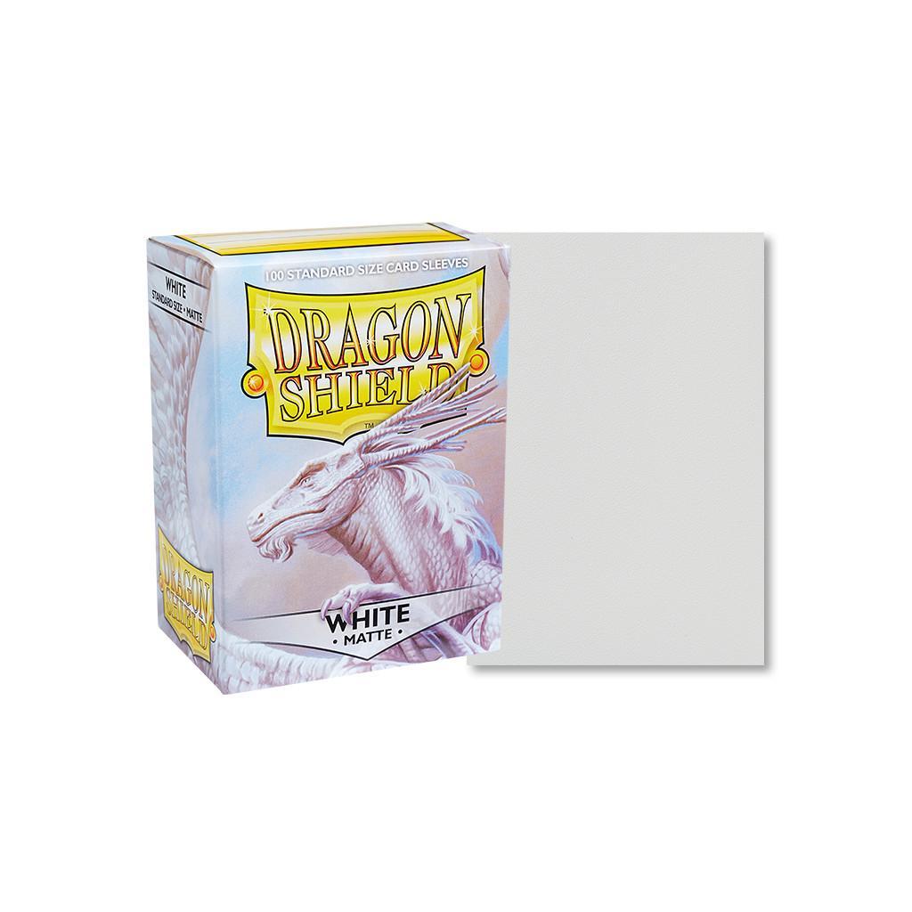 Protège-cartes / Sleeves - Dragon Shield - 100 Standard Sleeves Matte Couleur Blanc