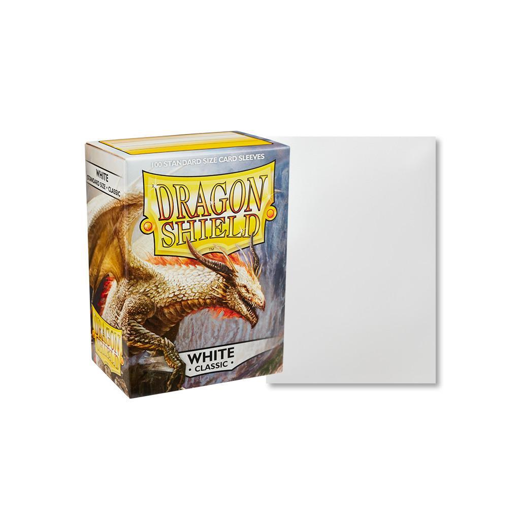 Protège-cartes / Sleeves - Dragon Shield - Standard 100 Sleeves : Couleur White