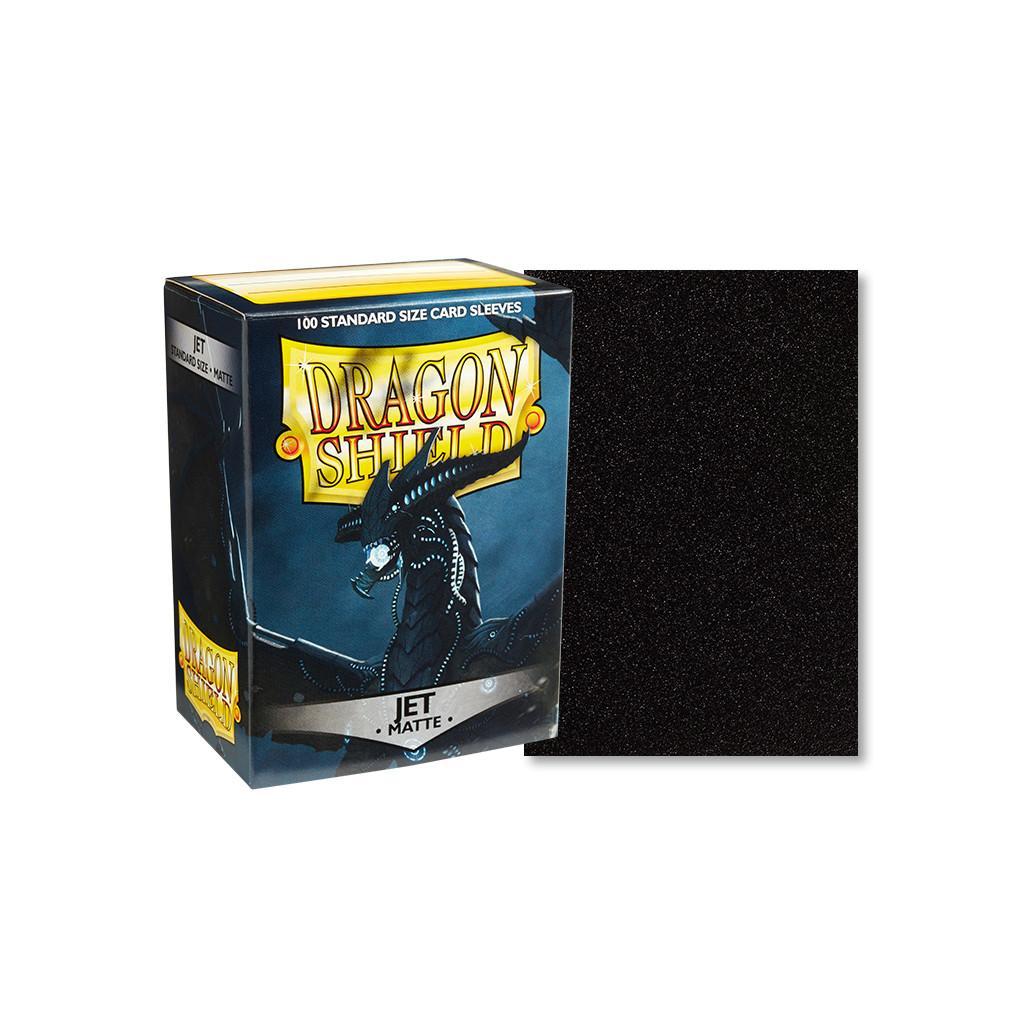 Protège-cartes / Sleeves - Dragon Shield - 100 Standard Sleeves Matte Couleur Jet
