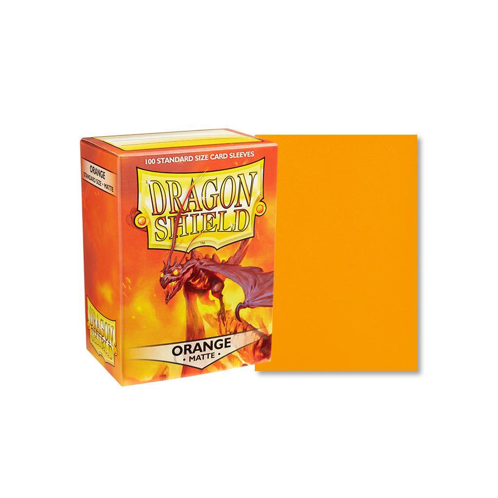 Protège-cartes / Sleeves - Dragon Shield - 100 Standard Sleeves Matte Couleur Orange
