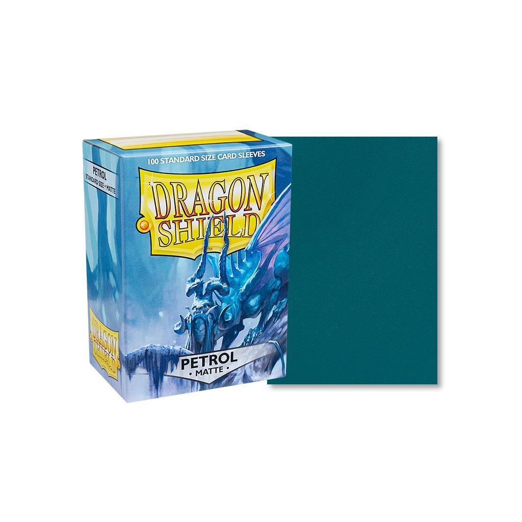 Protège-cartes / Sleeves - Dragon Shield - 100 Standard Sleeves Matte Couleur Petrol