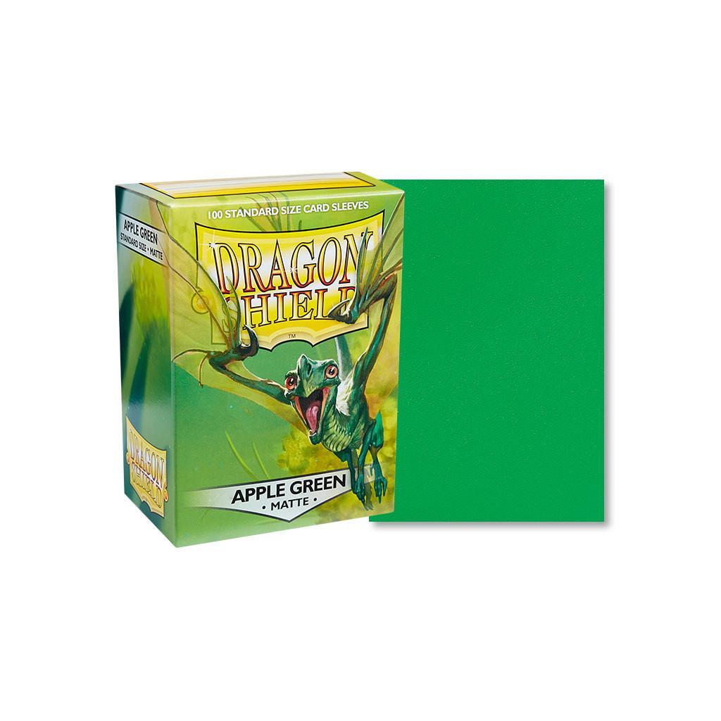 Protège-cartes / Sleeves - Dragon Shield - 100 Standard Sleeves Matte Couleur Vert Pomme