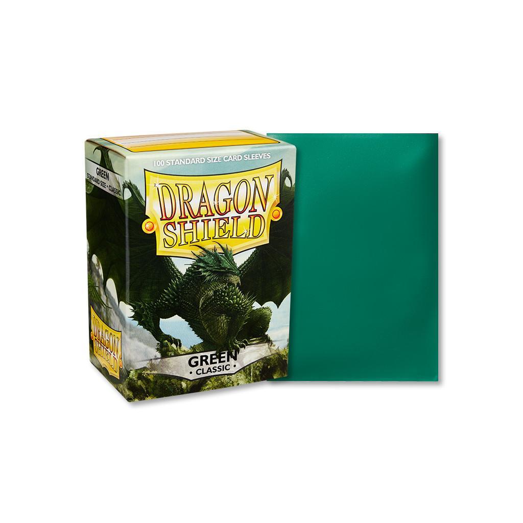 Protège-cartes / Sleeves - Dragon Shield - Standard 100 Sleeves : Couleur Green