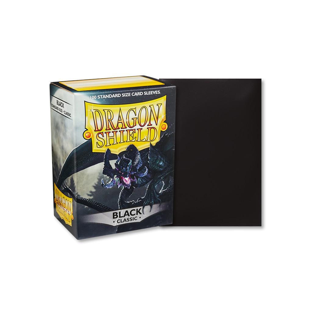 Protège-cartes / Sleeves - Dragon Shield - Standard 100 Sleeves : Couleur Black