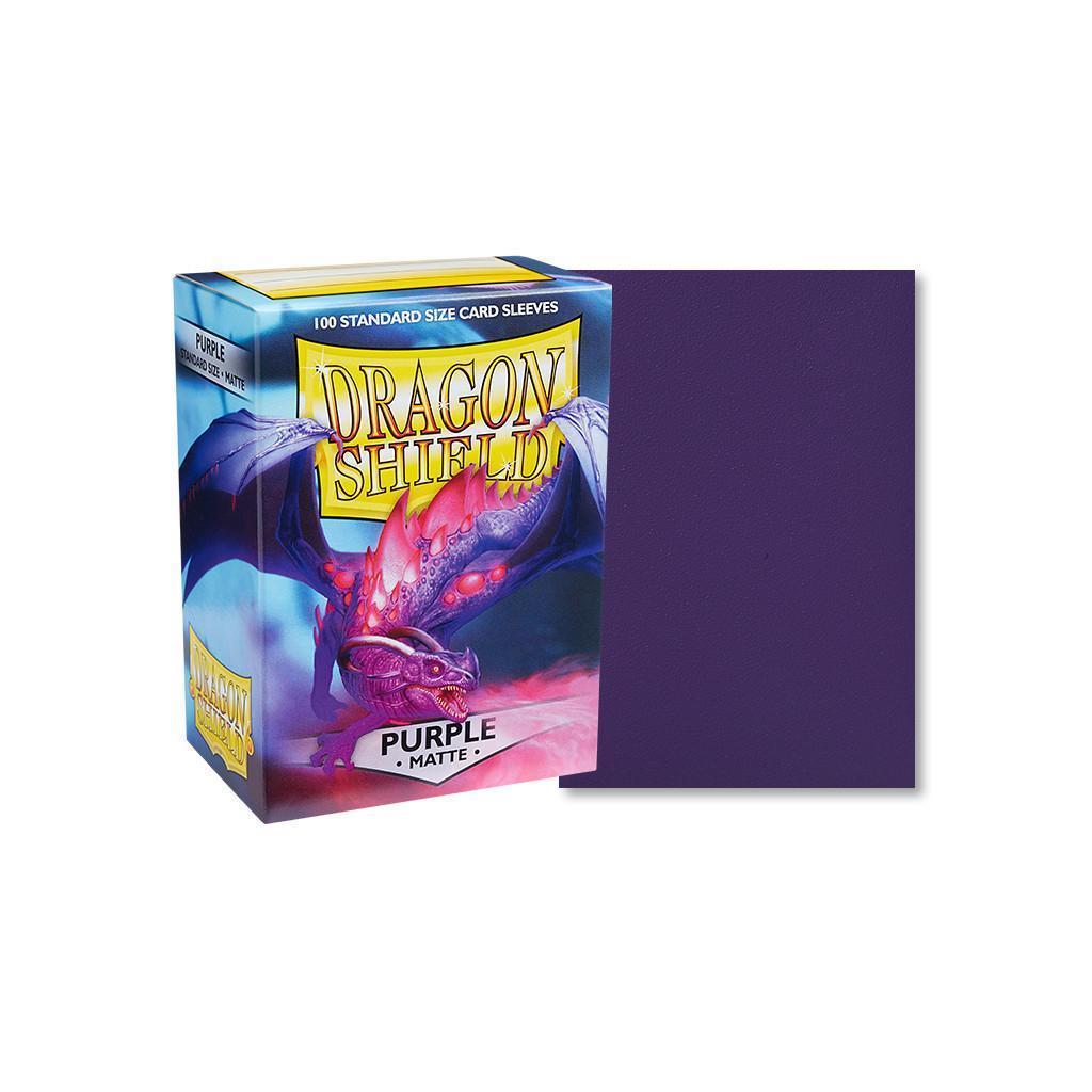 Protège-cartes / Sleeves - Dragon Shield - 100 Standard Sleeves Matte Couleur Violet