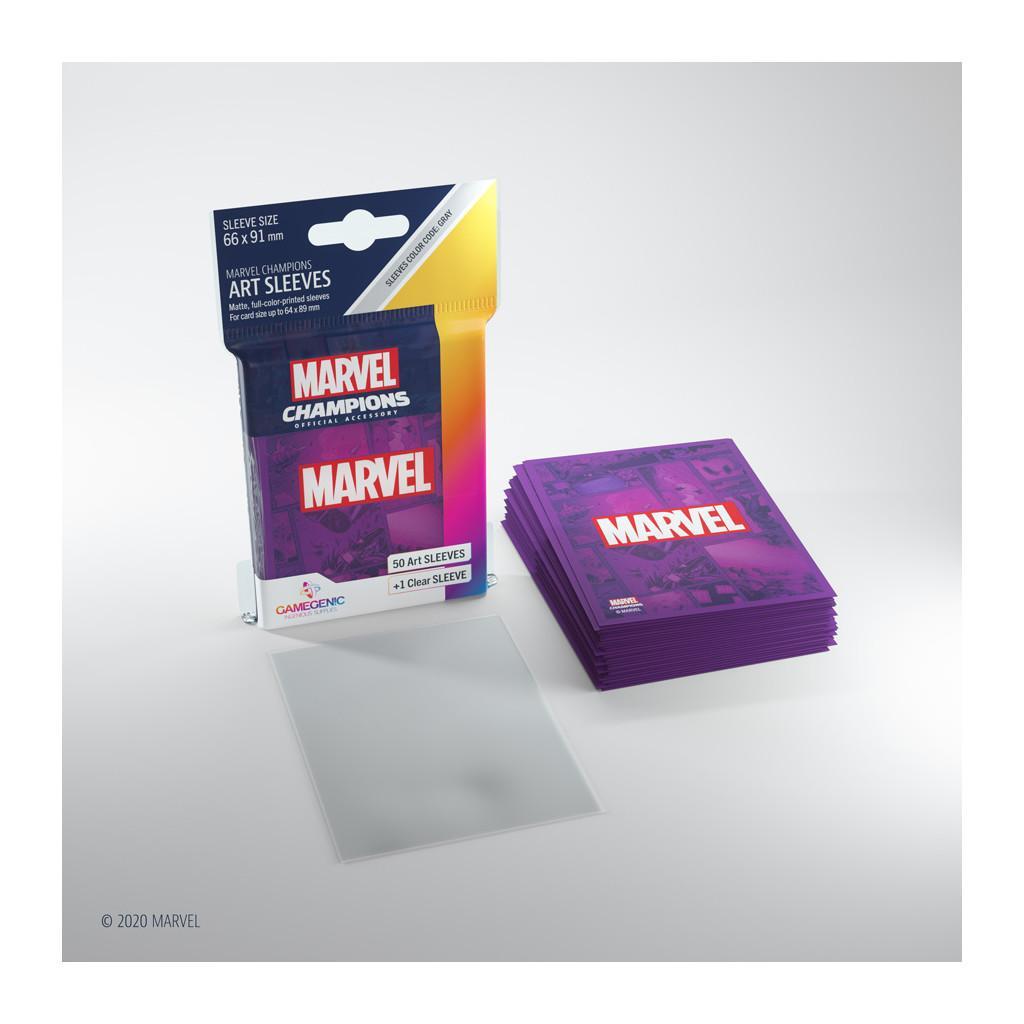 Marvel Champions Jce - Gamegenic - Marvel Champions Art Sleeves - Marvel Purple