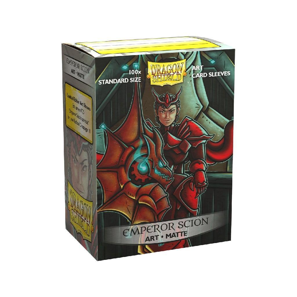 Protège-cartes / Sleeves - Dragon Shield - 100 Matte Art Sleeves - Emperor Scion : Portrait Protège-cartes / Sleeves - Dragon Shield - 100 Matte Art Sleeves - Emperor Scion : Portrait