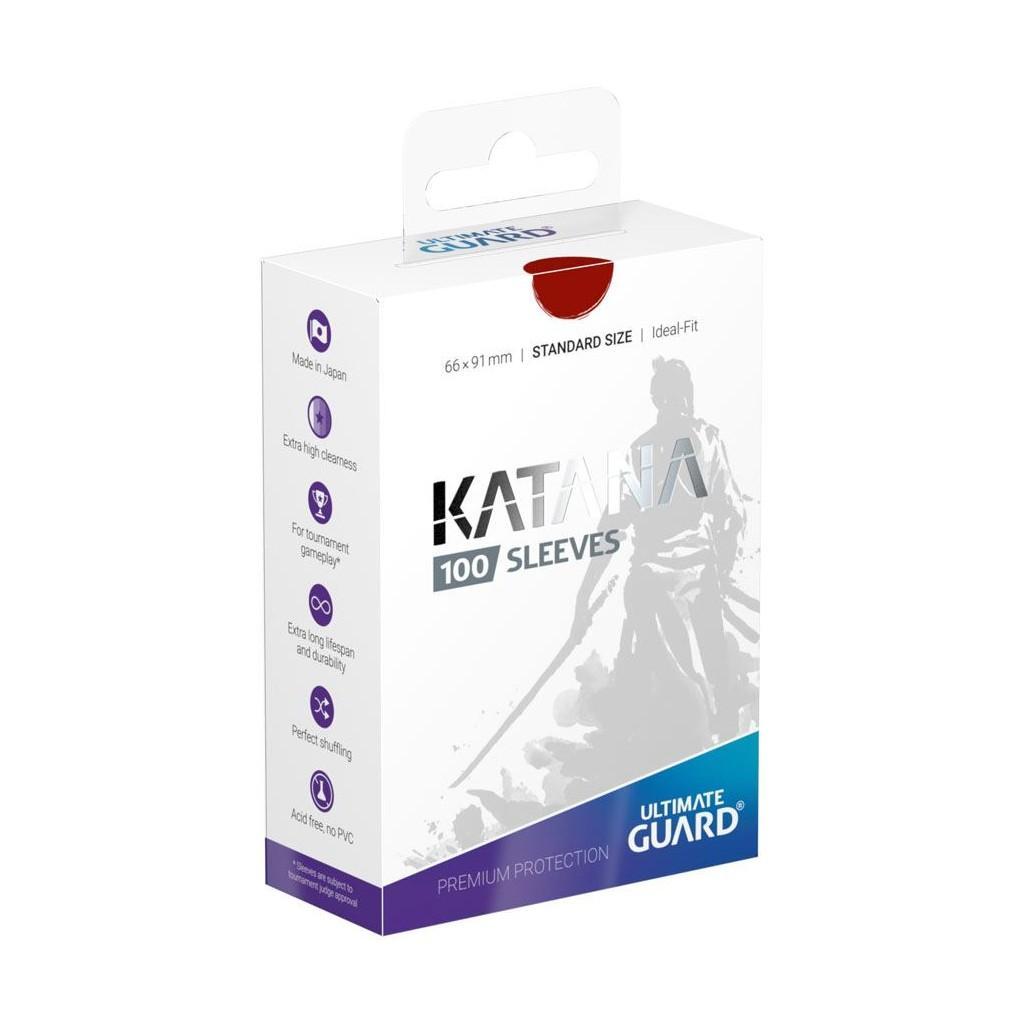 Protège-cartes / Sleeves - 100 Sleeves Katana : Rouge