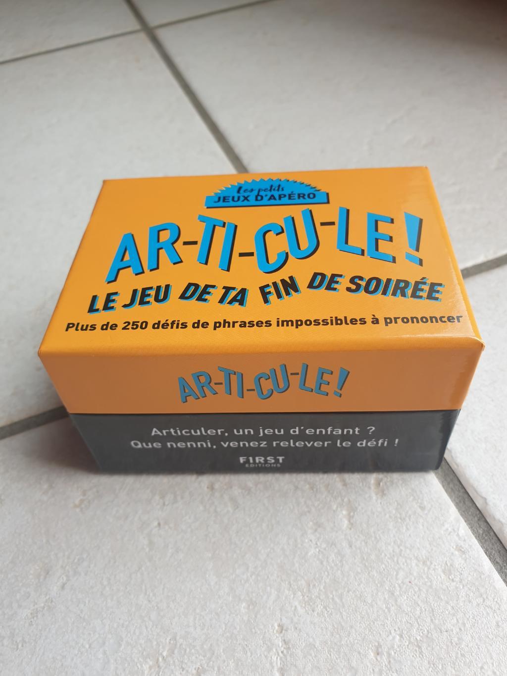 Ar-ti-cu-le ! Le Jeu De Ta Fin De Soirée