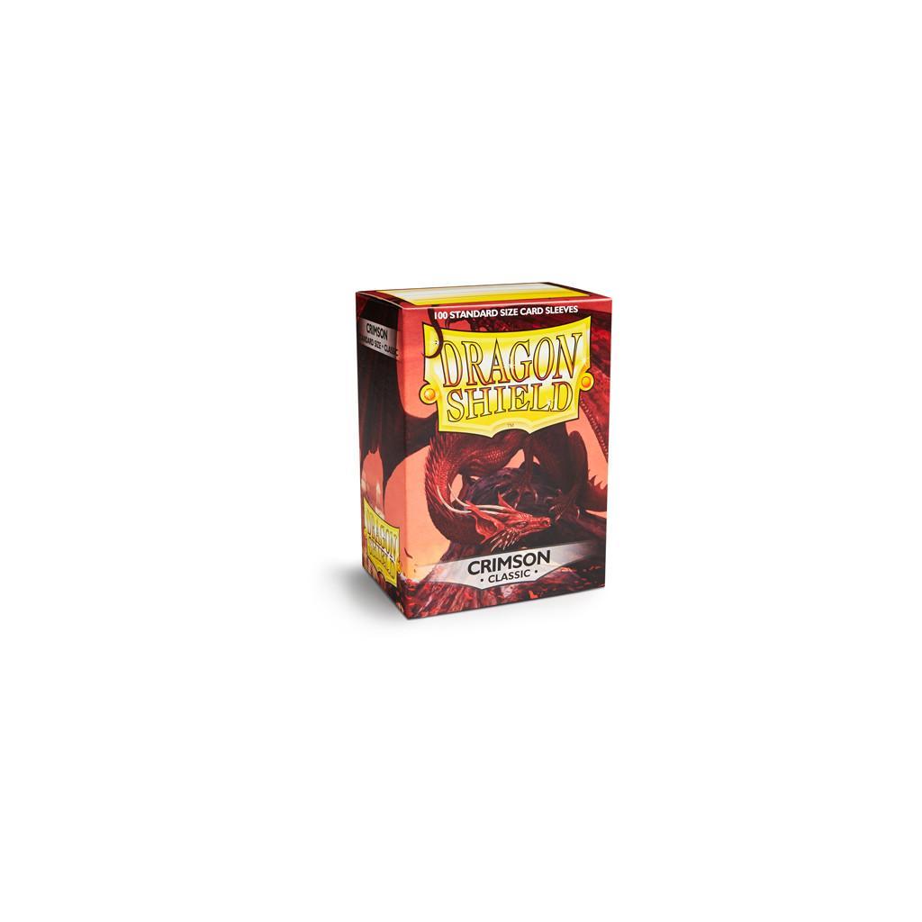 Protège-cartes / Sleeves - Dragon Shield - Standard 100 Sleeves : Couleur Crimson