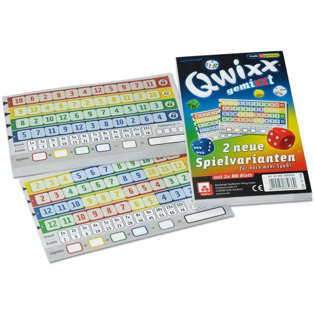 Qwixx - Gemixxt : Zusatzblöcke
