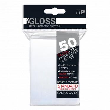 Protège-cartes / Sleeves - Display De 12 Deck Protector Standard (66x91mm) : Gloss Transparent
