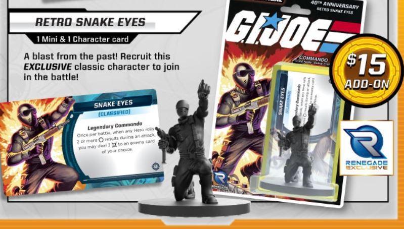 Gi Joe Mission Critical - Retro Snake Eyes